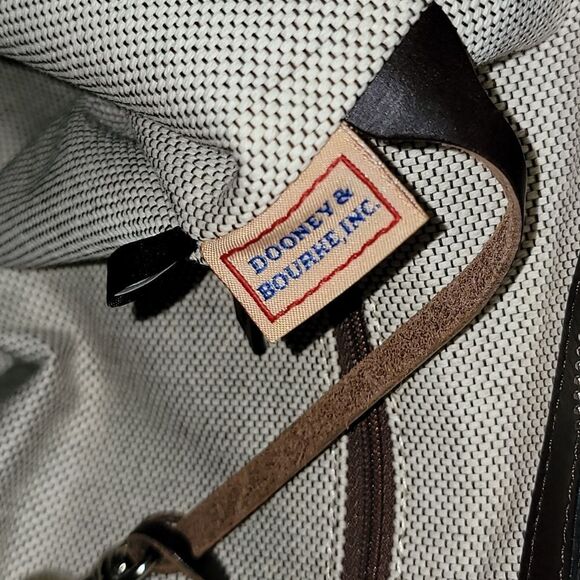 Dooney & Bourke 1975 Soft Leather Hobo Style Handbag Purse - Picture 8 of 17